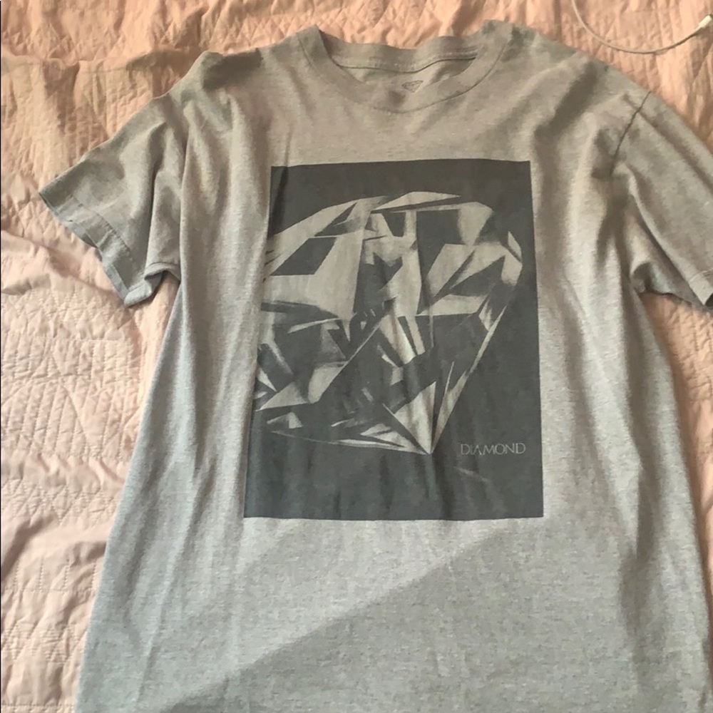 Grey diamond shirt